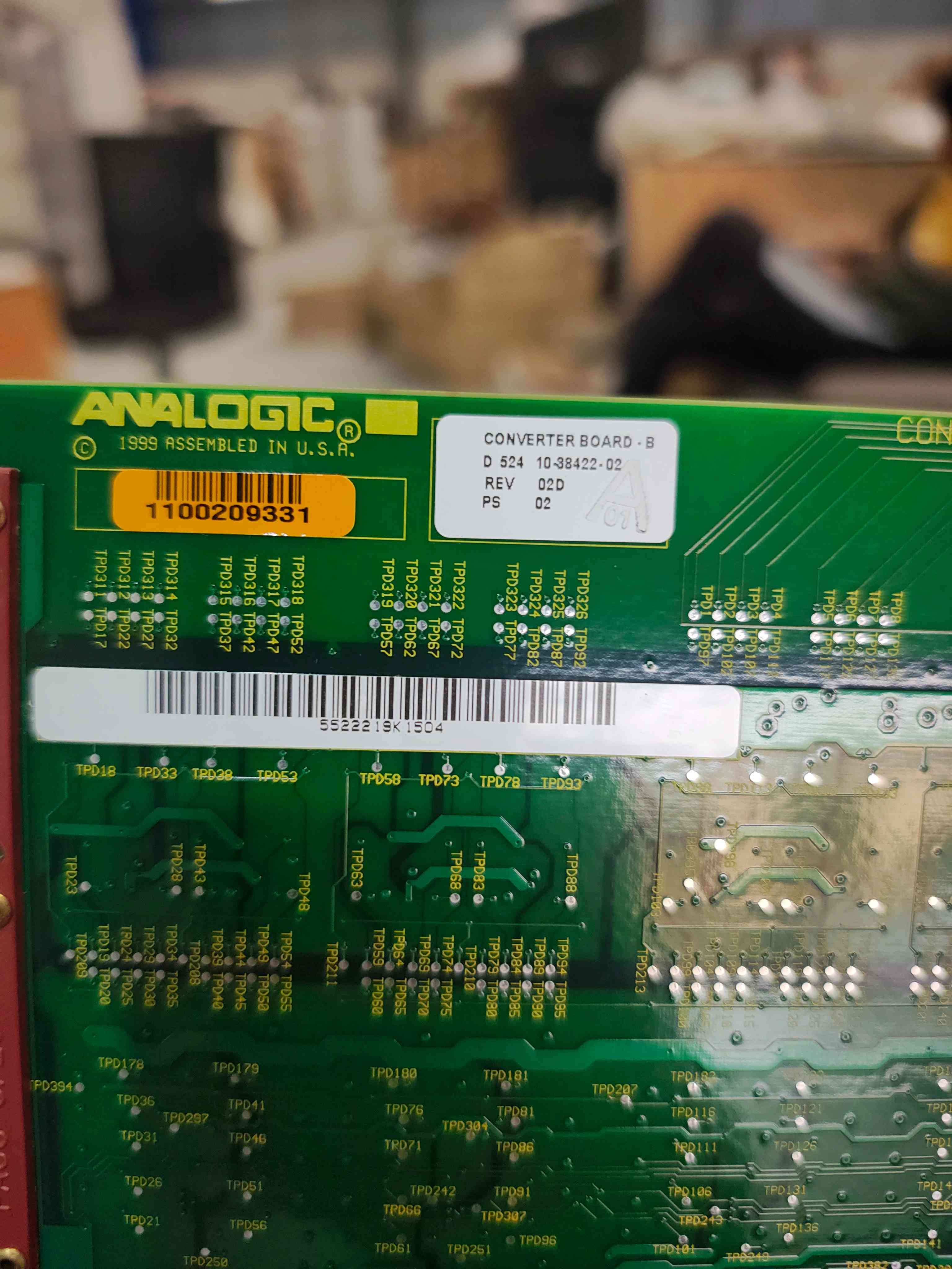 GE CT 32 64 converter board