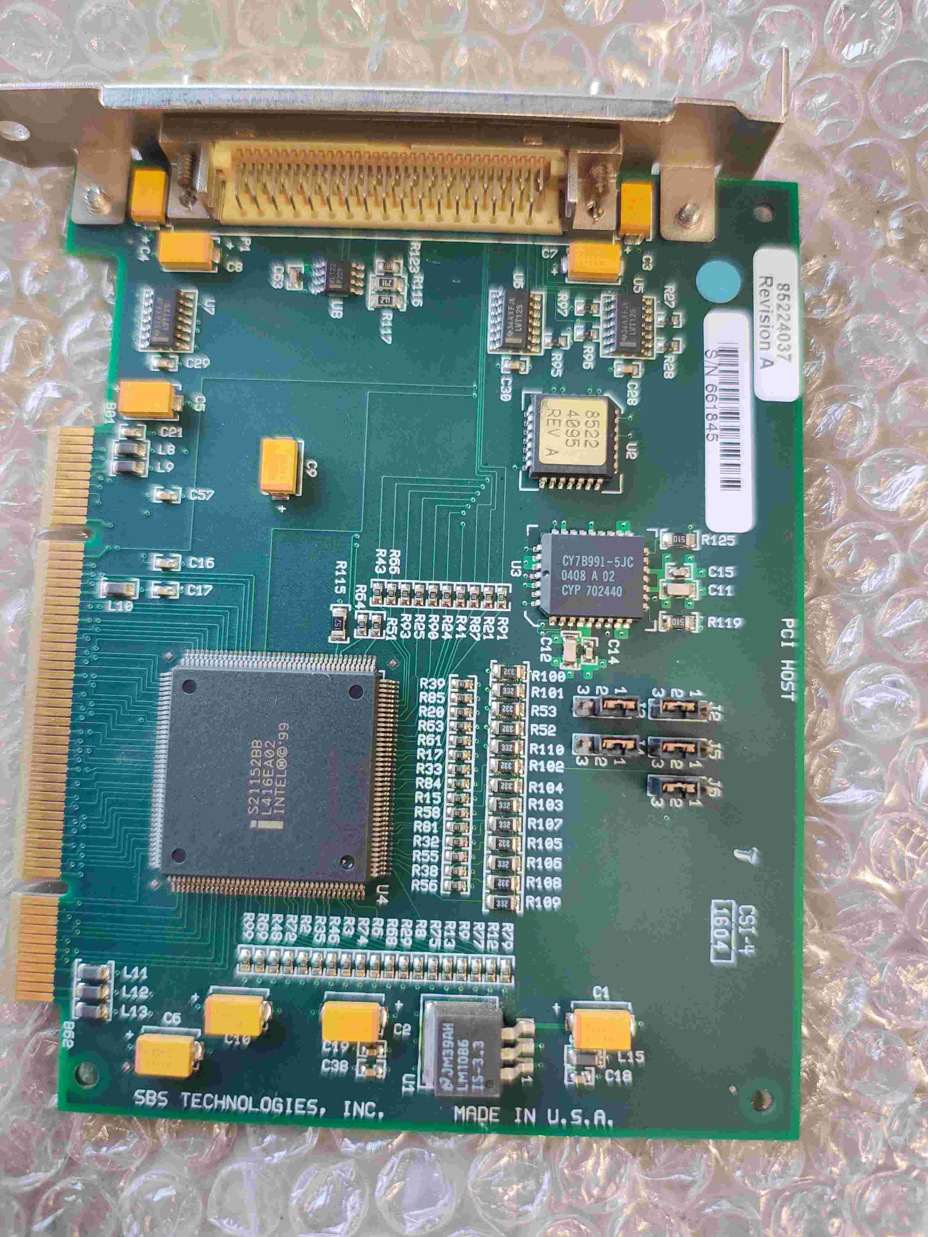 SBS Technologies 85224037 PCI Host card